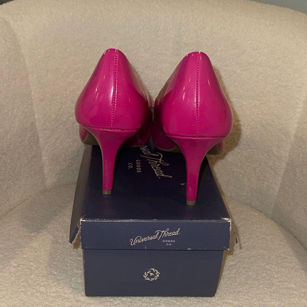 Comfort Plus by Predictions Fuchsia Womens Pumps - Picture 4 of 12